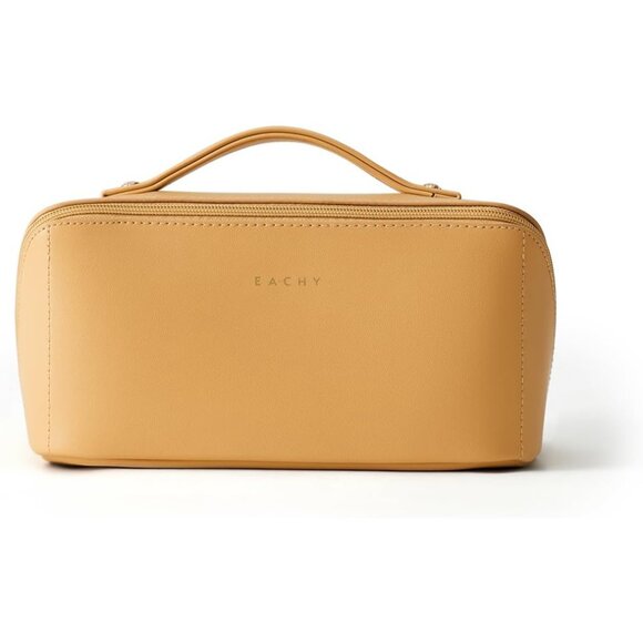 Women AM-Yellow Large Capacity Cosmetic Travel Makeup Waterproof Portable Bag - Picture 5 of 5